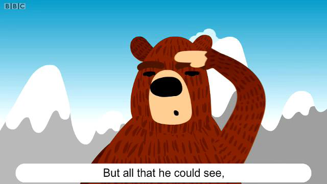 BBC英语儿歌:The Bear went over the Mountain